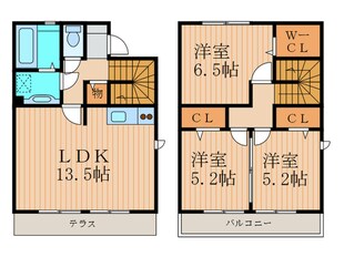 杜若の物件間取画像